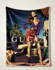 Luxury Gucci Poolside Wall Blanket Gucci 70s Glam Throw Blankets IMG_2896